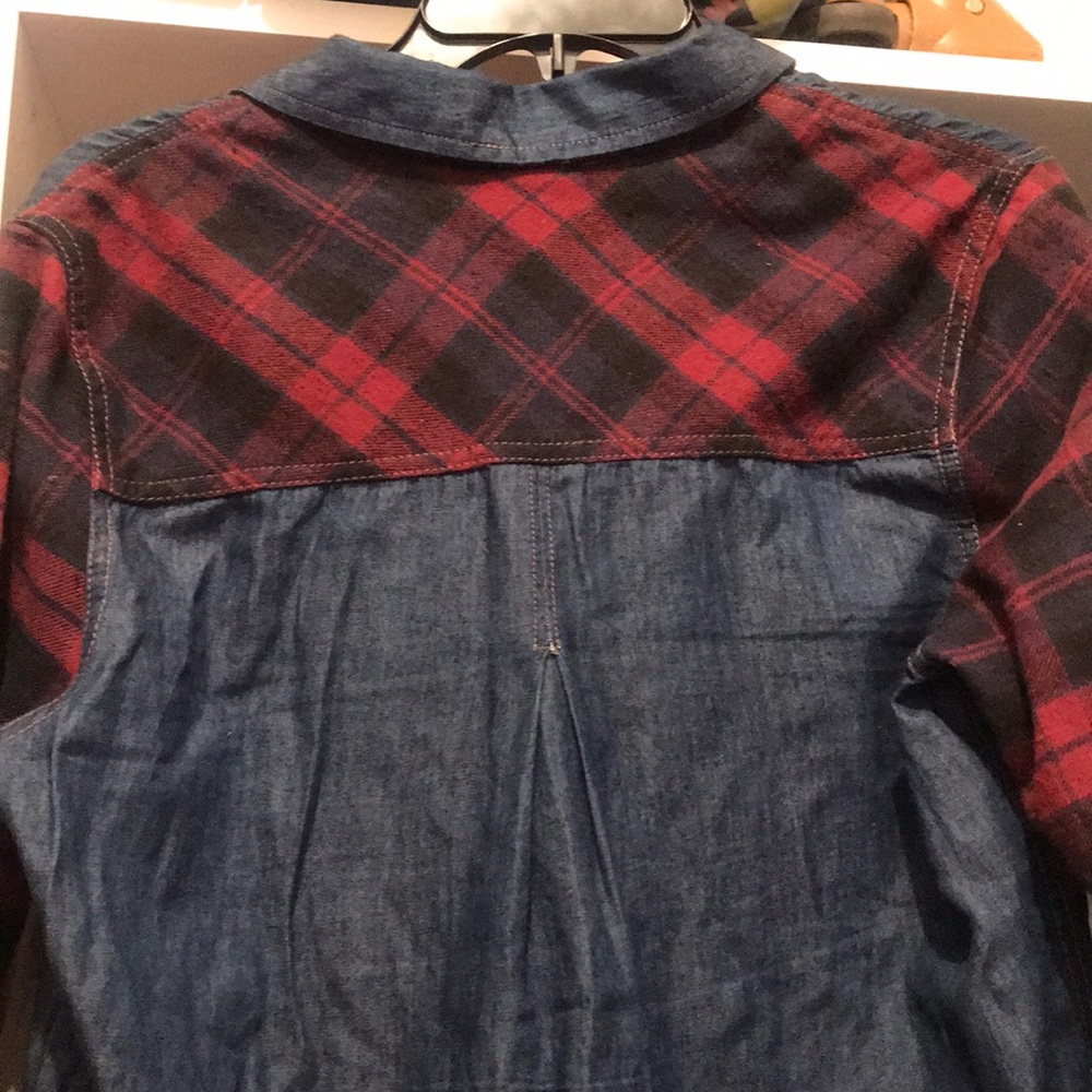 Denim Button Down - Picture 3 of 4